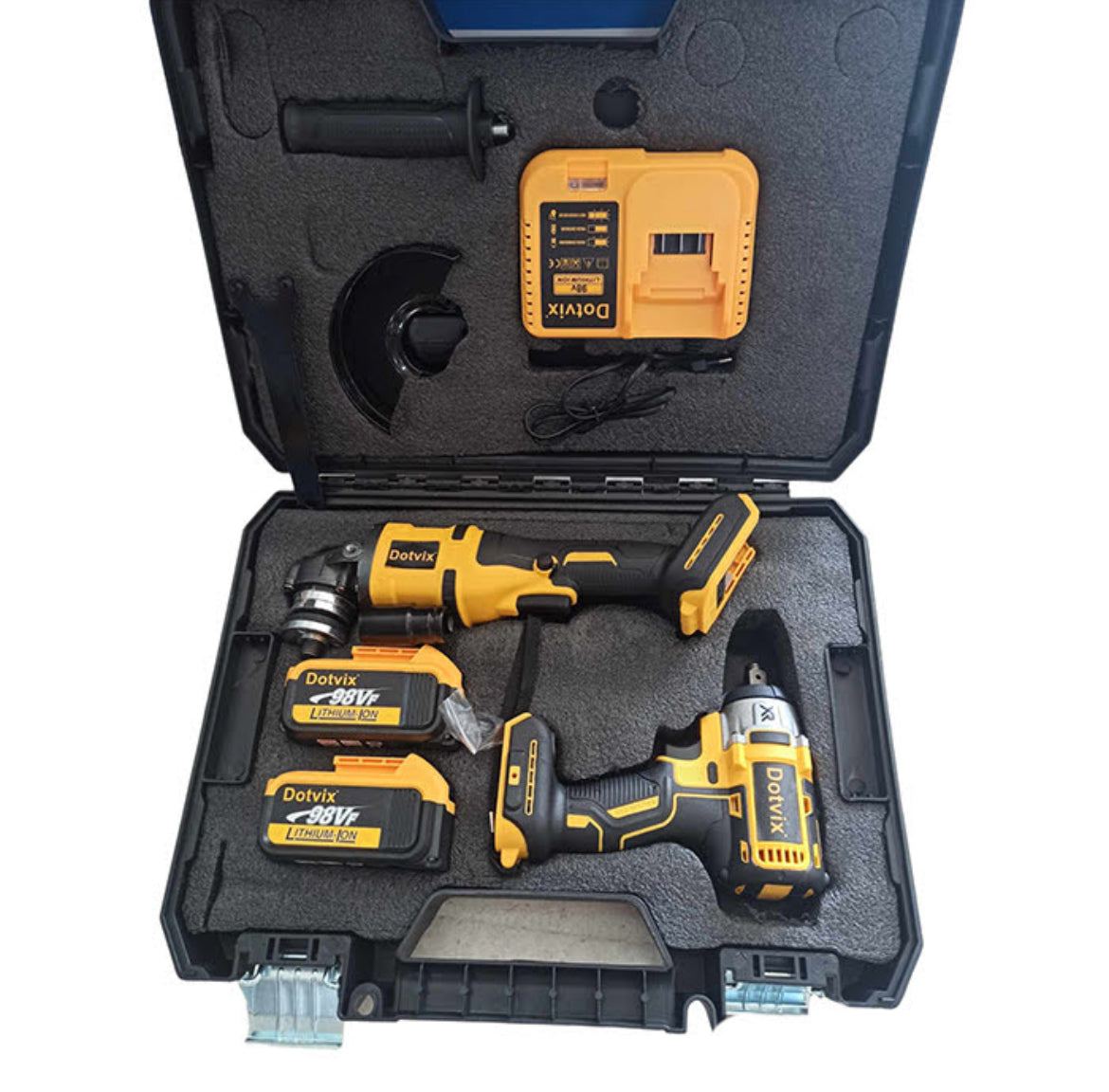 Σετ δυάδα τροχος ηλεκτροκλειδο μπαταριάς 98 Volt 2 μπαταρίες
