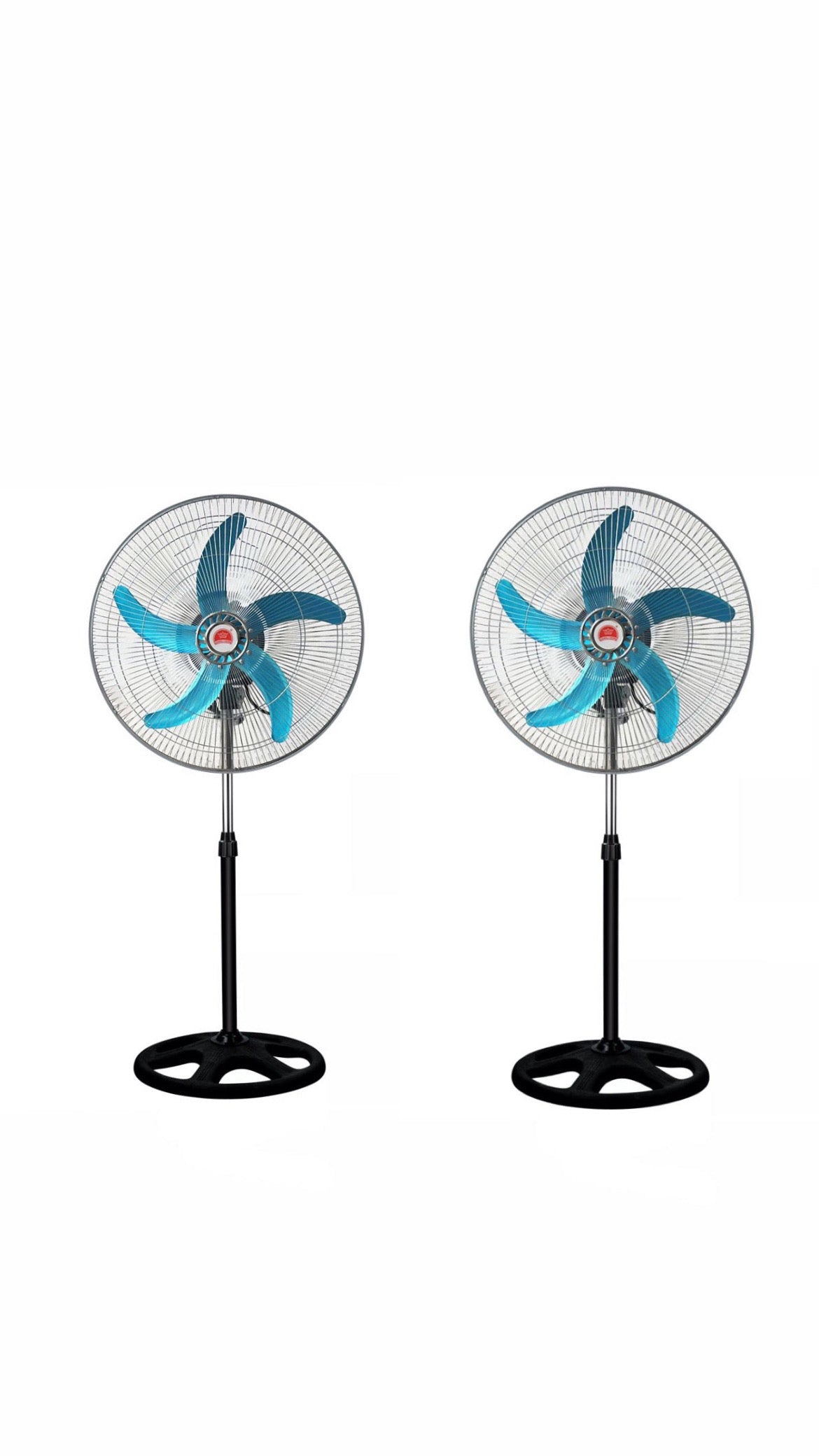 1 + 1 Ορθοστάτες Ανεμιστηρες Αλουμινίου 100W - 50 εκατοστά