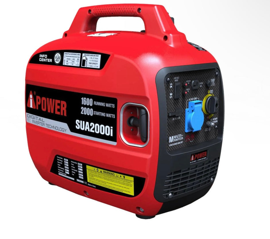 AiPOWER Inverter Γεννήτρια Ισχύος Βενζίνη 2000 Watt SUA2000i 230v