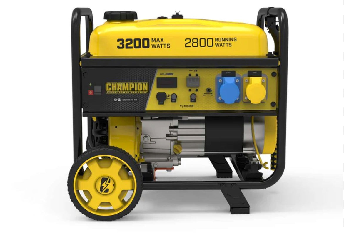 Champion Γεννήτρια Βενζίνης Τετράχρονη 3200W Μέγιστη Ισχύ 3,2kva