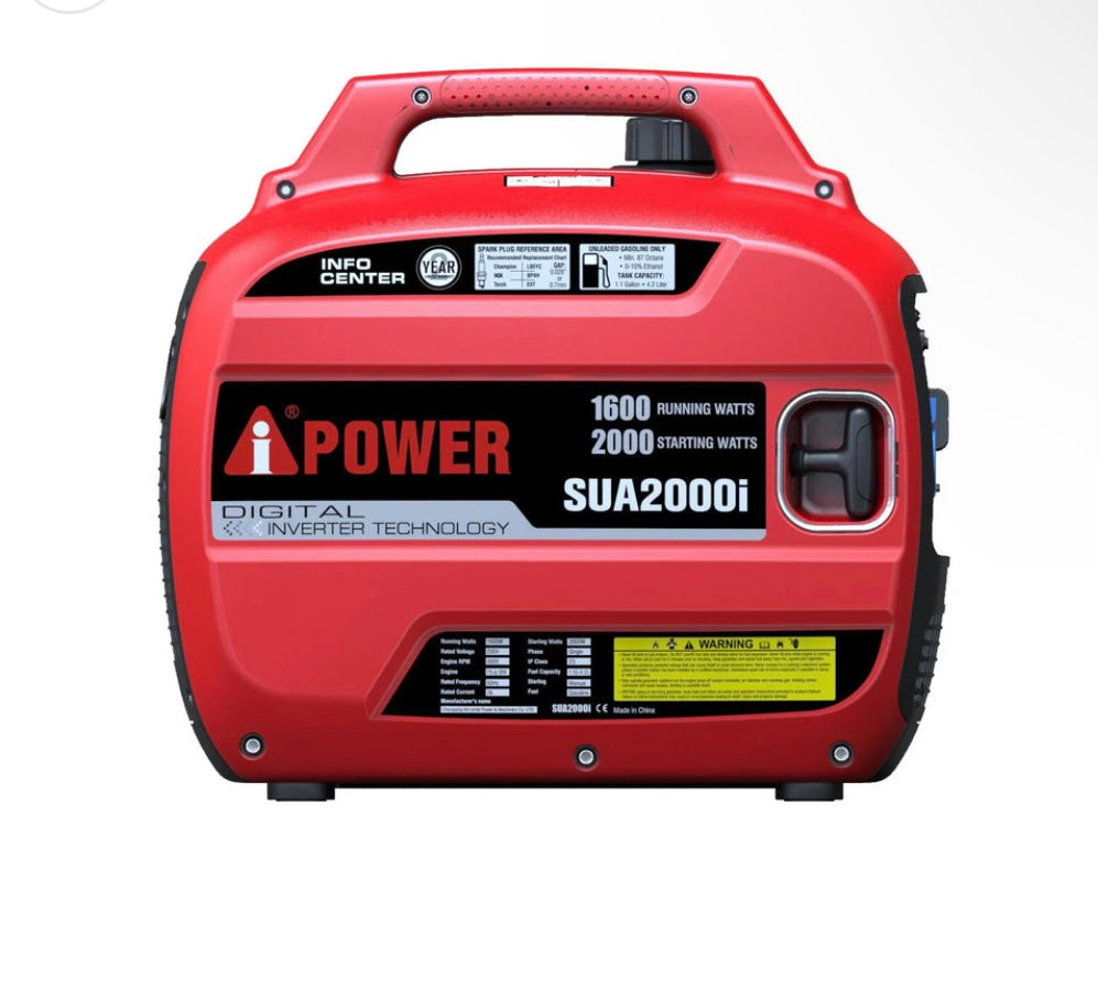 AiPOWER Inverter Γεννήτρια Ισχύος Βενζίνη 2000 Watt SUA2000i 230v